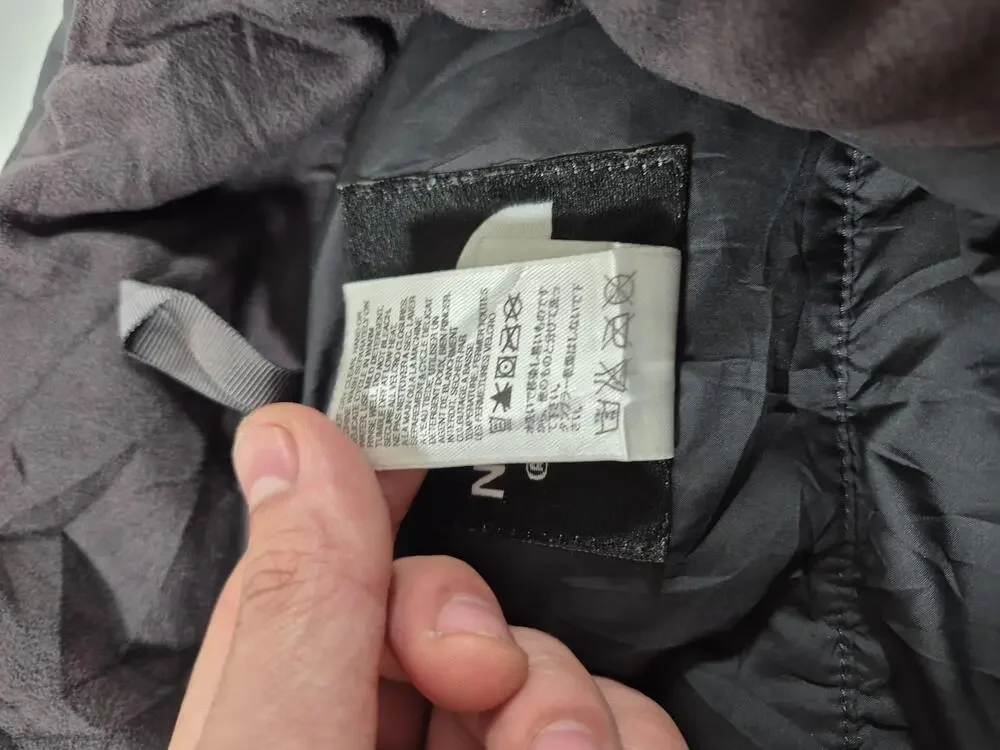 The North Face Jacket Mens XL Black 550 Down Puffer Full Zip Insulated Outdoor